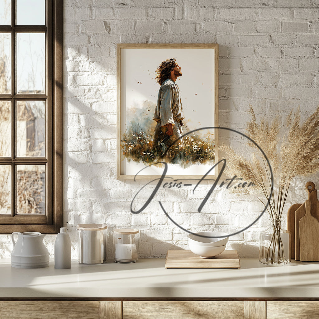 Consider The Lilies of The Field, Fine Art Print 11x14