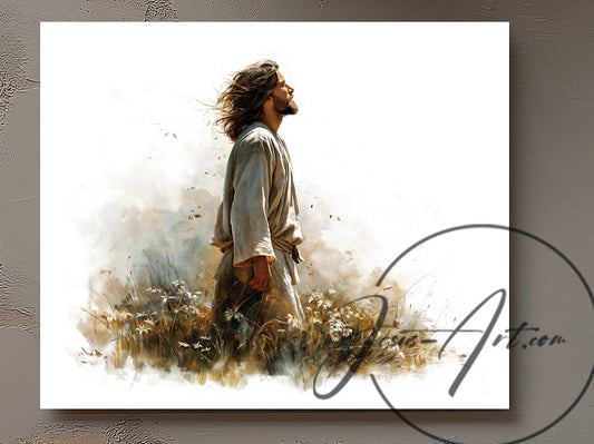 Consider The Lilies of The Field, Fine Art Print 5x7