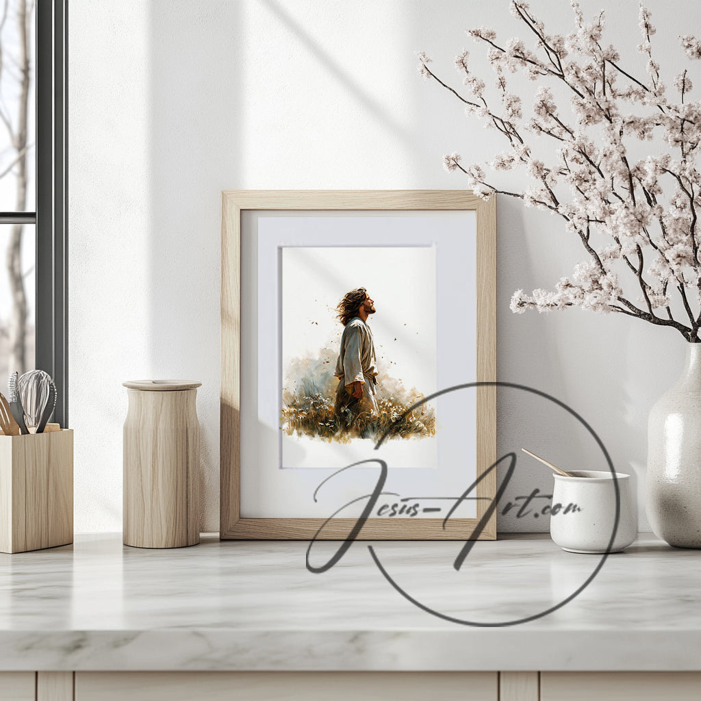 Consider The Lilies of The Field, Fine Art Print 11x14